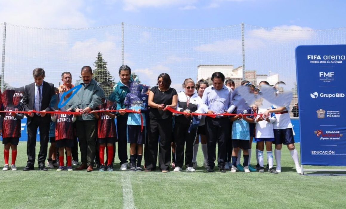 Abren en San Mateo Atenco segunda Cancha de Futbol FIFA Arena
