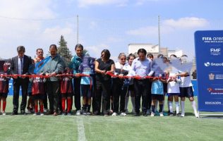 Abren en San Mateo Atenco segunda Cancha de Futbol FIFA Arena