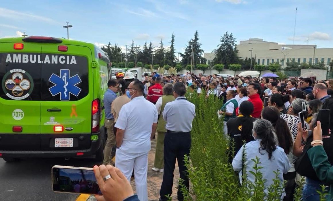 Aclara IMSS-Bienestar que no hubo fuga de gas en Hospital de Toluca