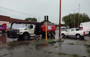 Activa Tlalnepantla atención inmediata por lluvias y encharcamientos