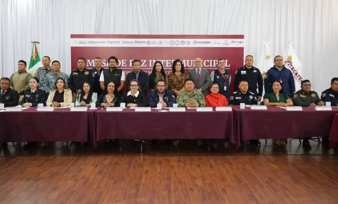 Acuerdan operativos de seguridad, Ecatepec, Acolman, Jaltenco y Atenco