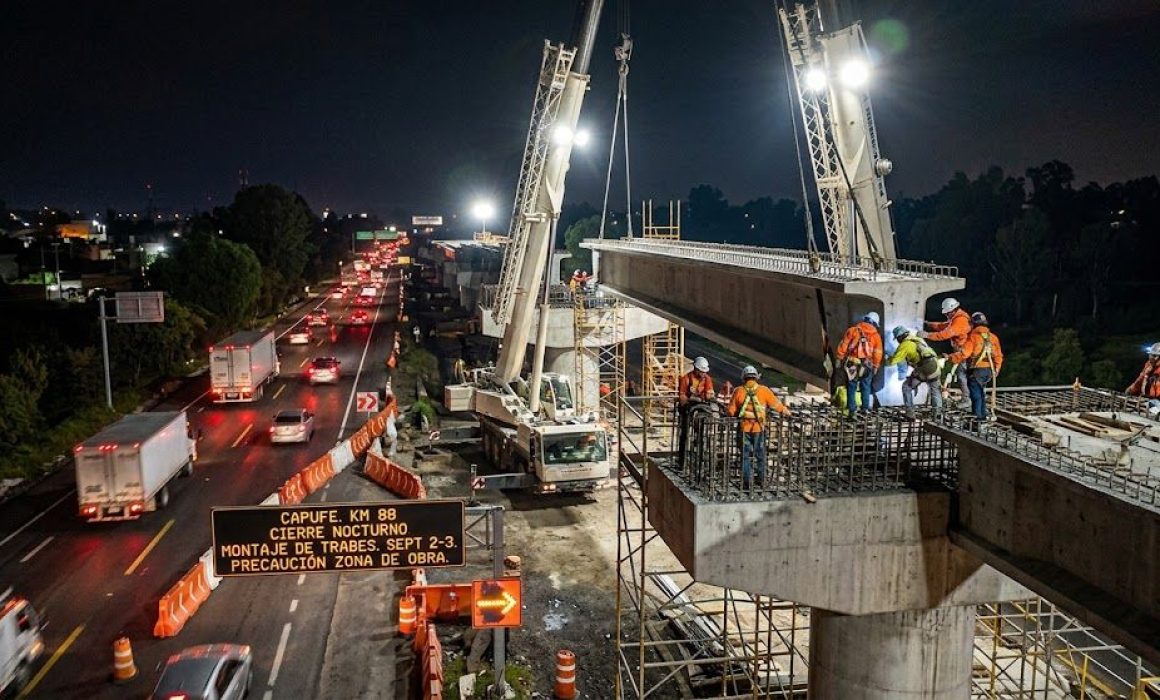 Anuncia CAPUFE cierres nocturnos en la México-Querétaro