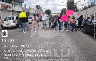 Atiende Gobierno de Izcalli concentración y apoya para liberar vialidad
