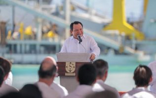 Avanza ampliación del Puerto de Progreso con nueva licitación y plataforma en construcción