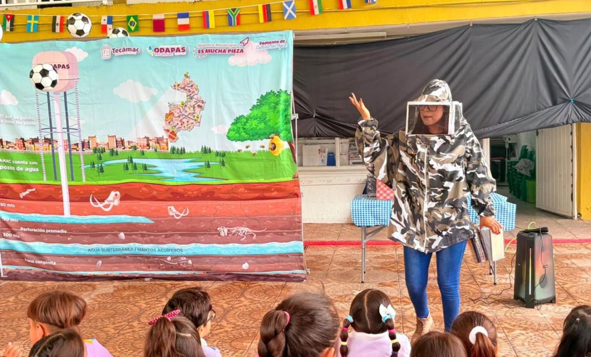 Capacitan a alumnos de Tecámac para cuidar el agua desde las aulas