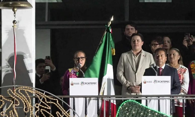 Clama Azucena Cisneros por paz y honestidad durante Grito en Ecatepec