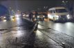 Colapsan conductores de Uber la México-Puebla hacia Chalco