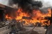 Combaten bomberos fuerte incendio en Nezahualcóyotl