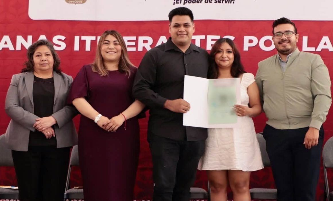Concluye Izcalli caravanas itinerantes celebrando bodas comunitarias