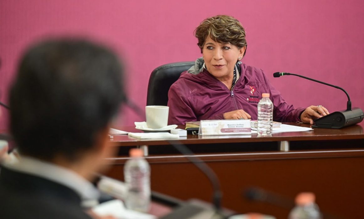 Confirma Delfina Gómez caída del 15.5% en incidencia delictiva en Edomex