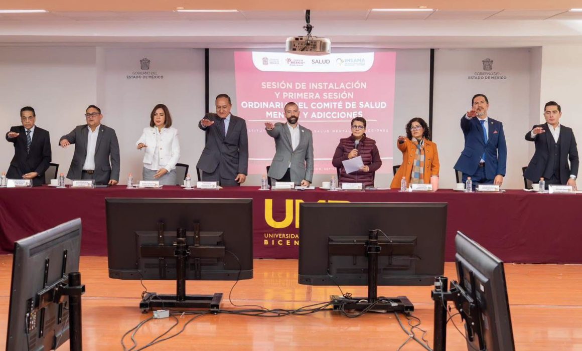 Crea Edomex comité para detectar riesgos de salud mental y adicciones