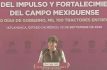 Cumple Delfina Gómez entrega de mil 100 tractores al campo mexiquense