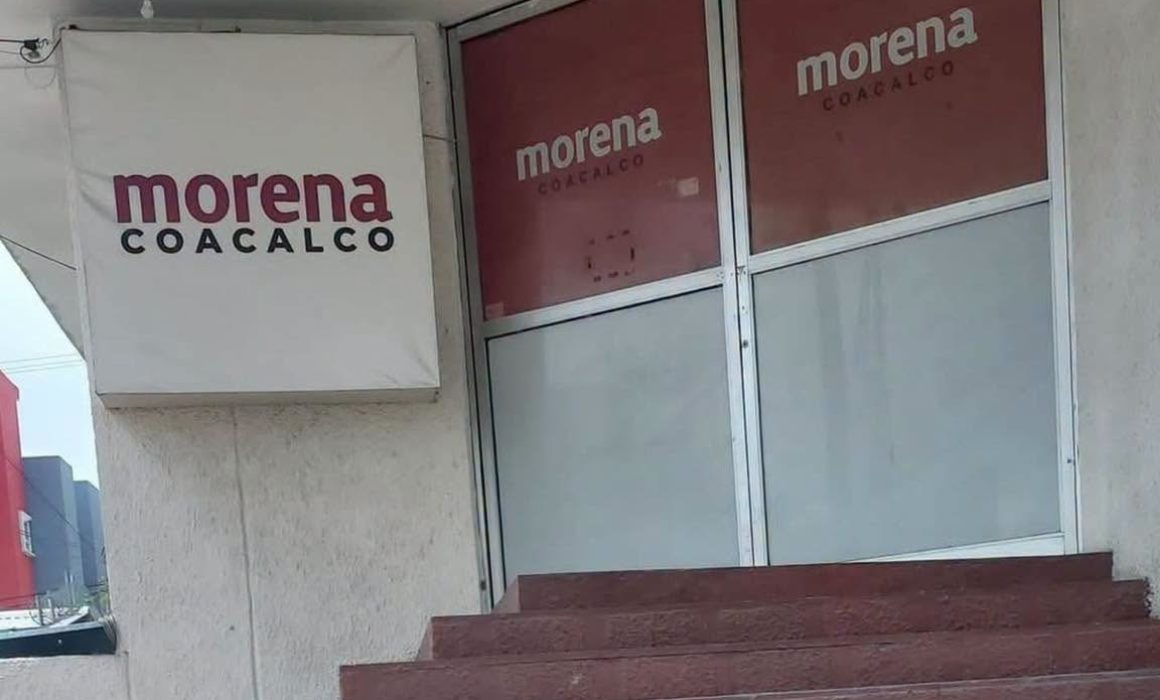 Dan 'madruguete' a rentero en Coacalco: Morena vacía sede y deja deuda