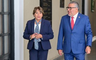 Defiende Horacio Duarte resultados del gobierno de Delfina Gómez