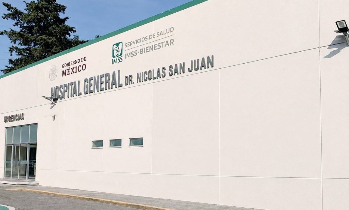 Descubren feto en bote de basura de hospital Nicolás San Juan de Toluca