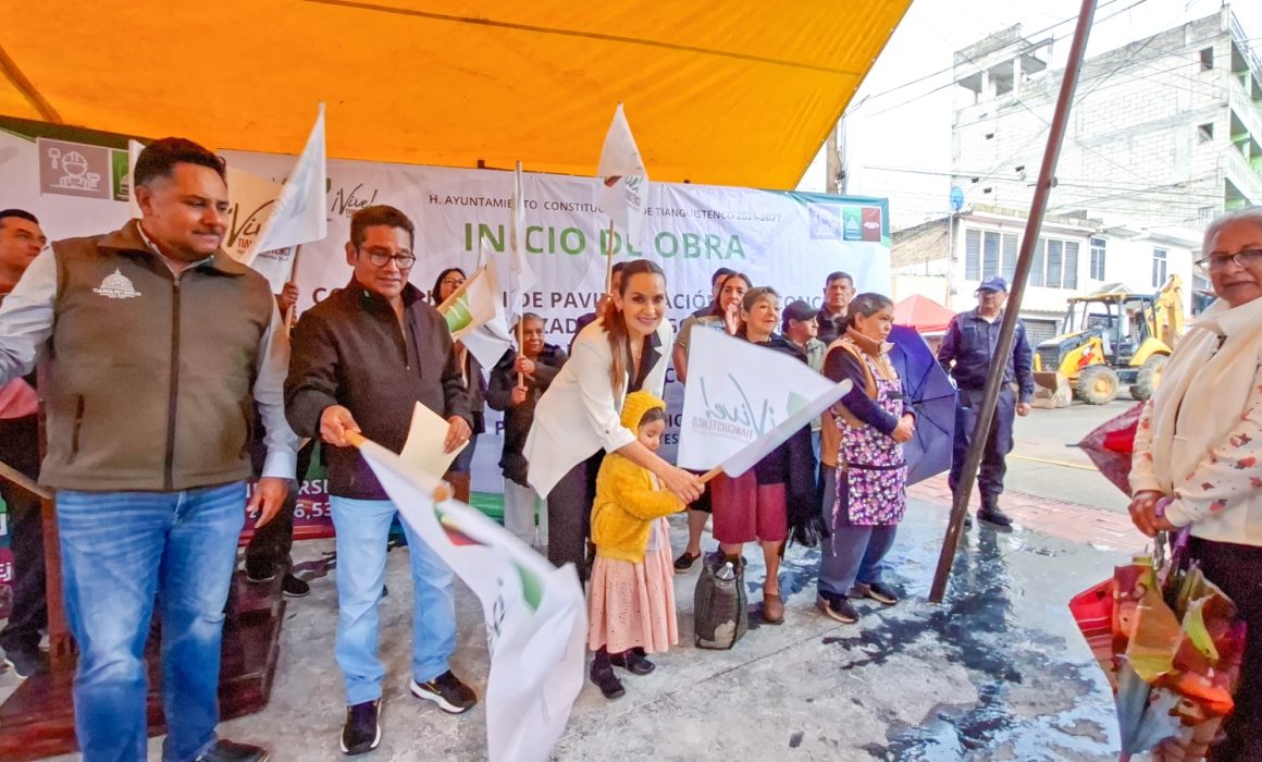 Encabeza Erika Olea arranque de obras por 6.5 mdp en Gualupita