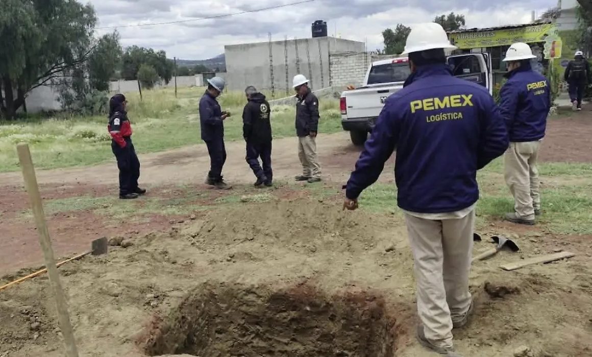 Encuentra PEMEX y PC toma clandestina de combustible en Axapusco