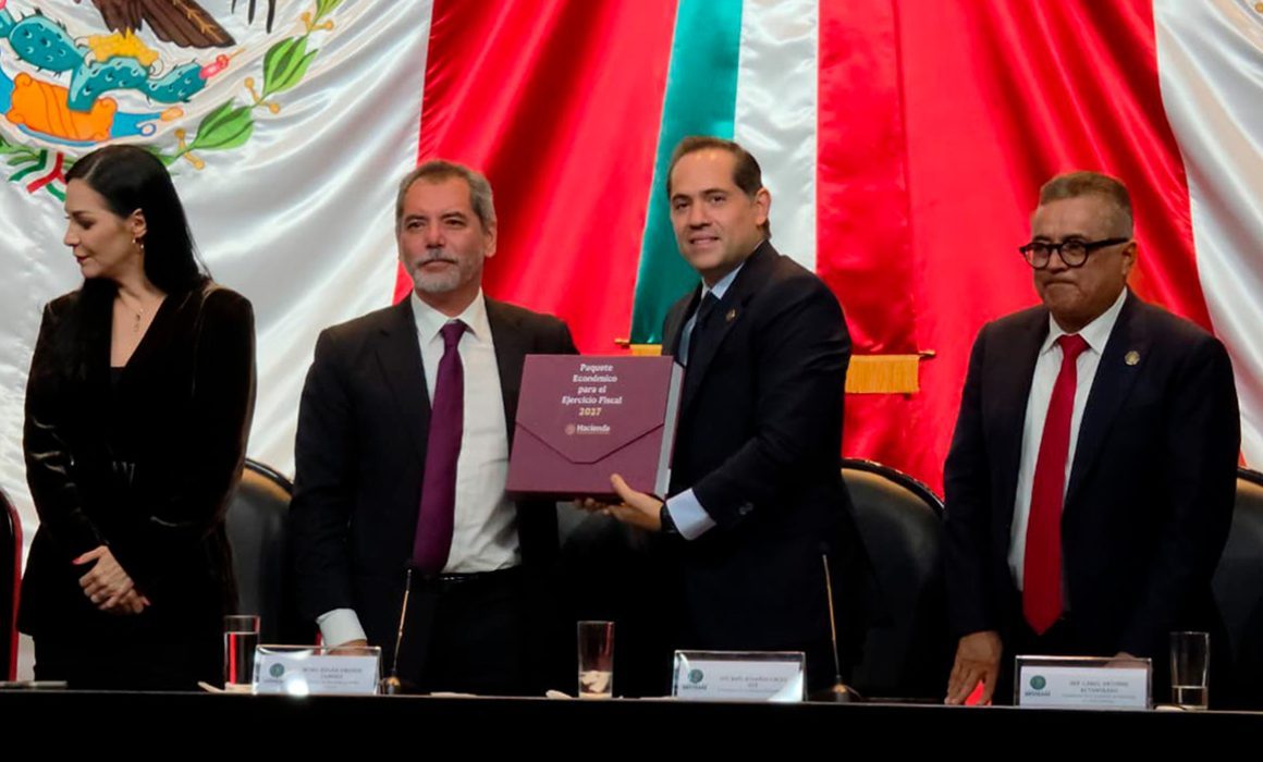 Hacienda prevé crecimiento de hasta 2.5% para 2027