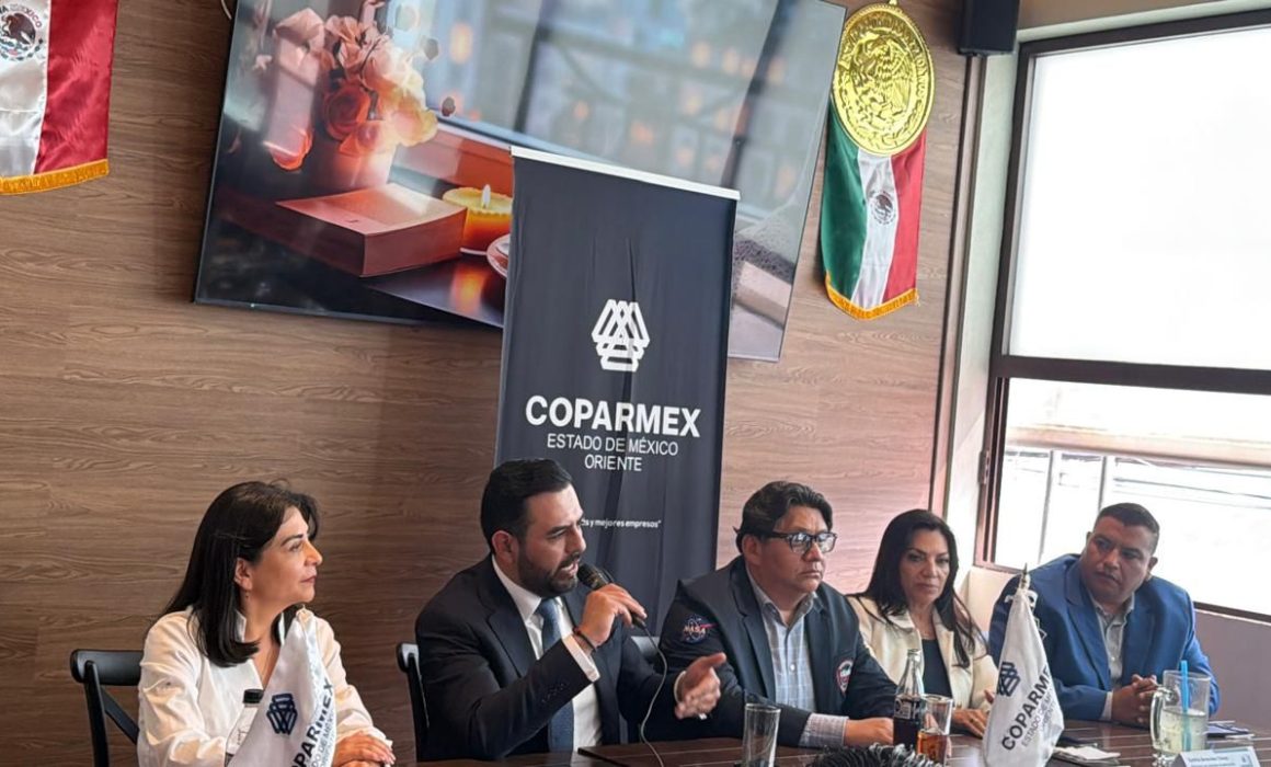 Impulsa Coparmex Oriente representación empresarial en Chimalhuacán