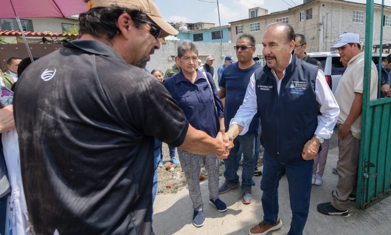 Inicia Atizapán pavimentación de calle 5 de Mayo en San Mateo Tecoloapan
