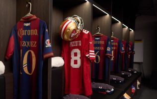 Intercambian Atlante y 49ers jerseys para partido de NFL