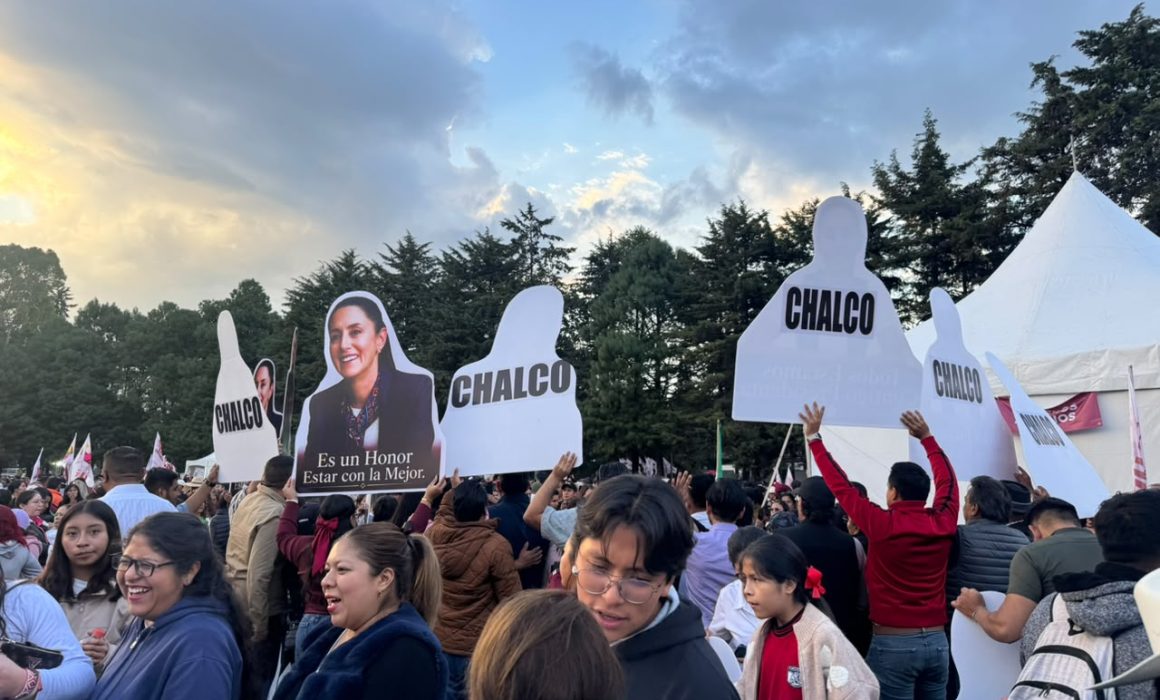 Llenan el Parque Metropolitano en Toluca para el informe de Sheinbaum