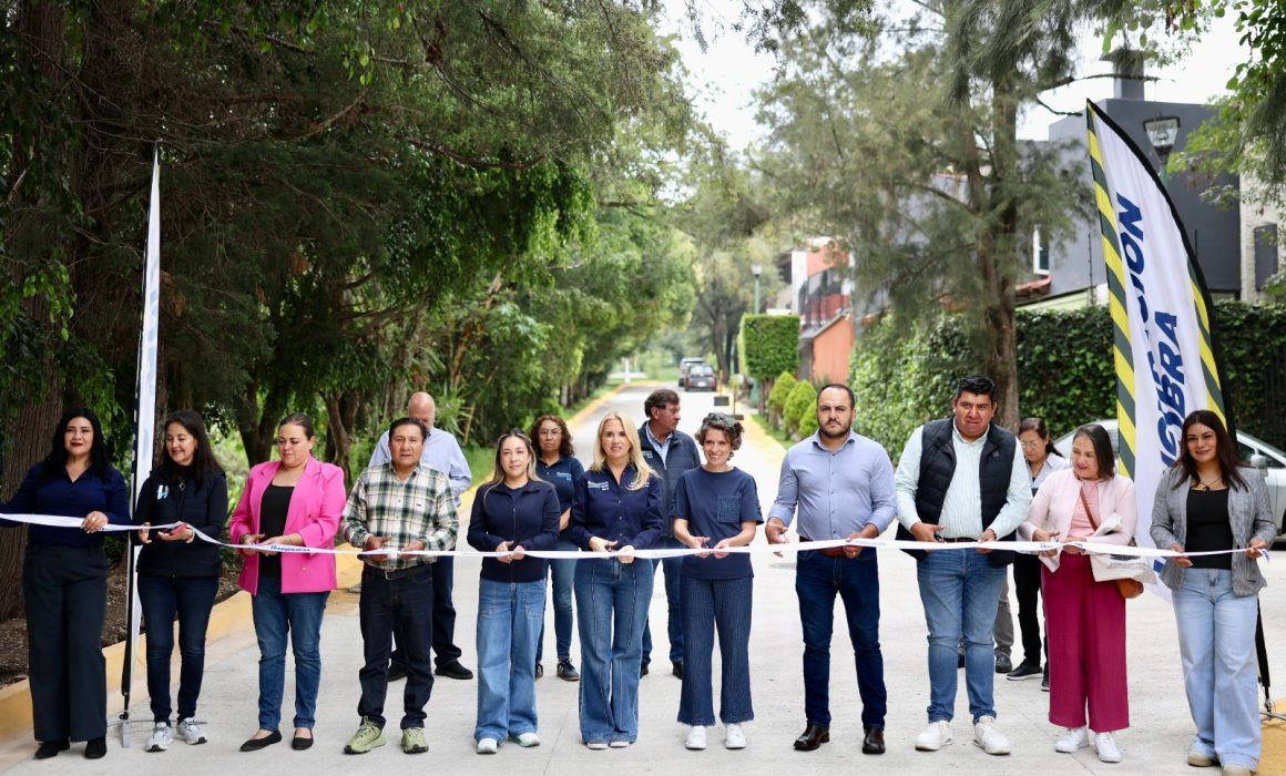 Mejora Huixquilucan movilidad en zona residencial con calles nuevas