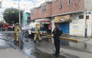 Moviliza fuga en pipa de gas a cuerpos de emergencia de Chimalhuacán