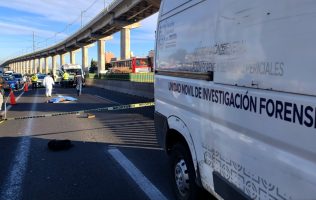Muere hombre atropellado en la autopista México-Puebla