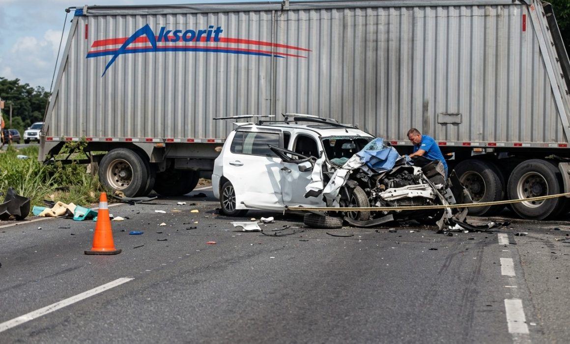 Mueren 3 integrantes de familia de Neza en accidente en Veracruz