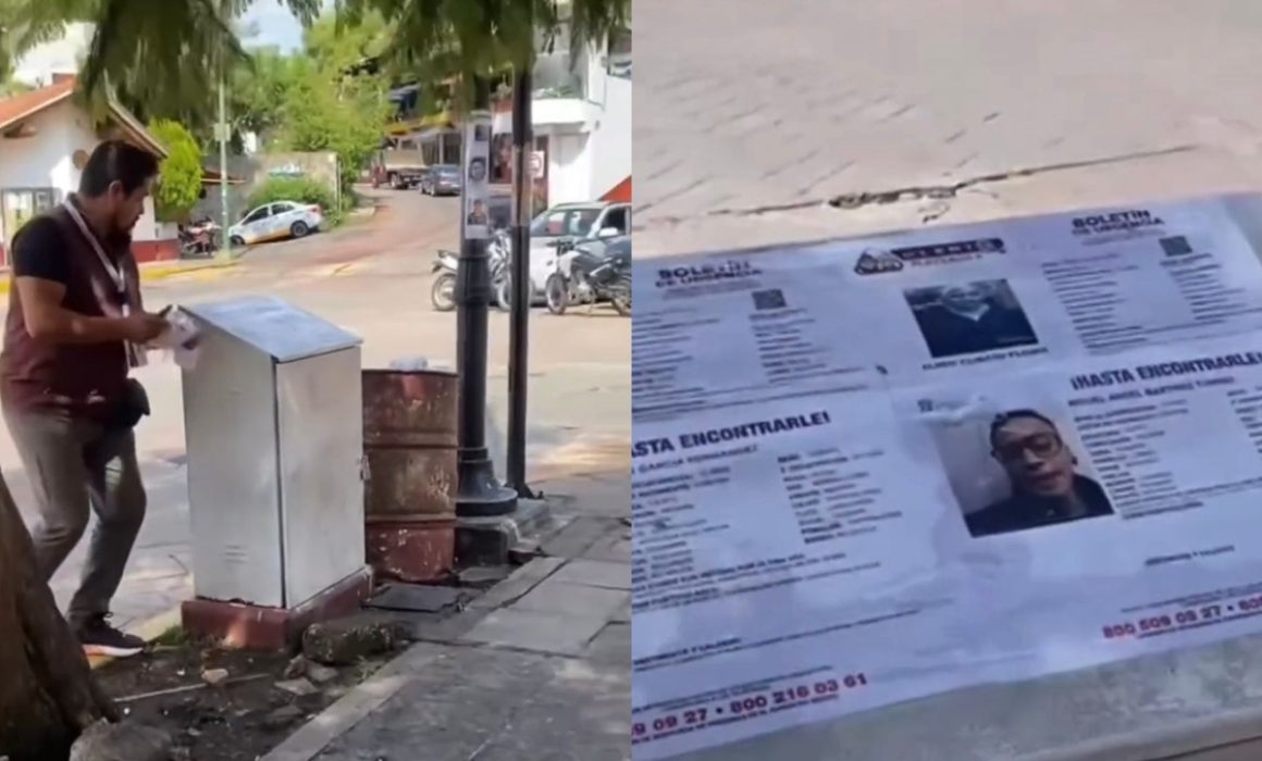 Quitan fichas de desaparecidos y desatan indignación en Valle de Bravo