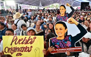 Reciben en Toluca a Sheinbaum más de 65 mil mexiquenses