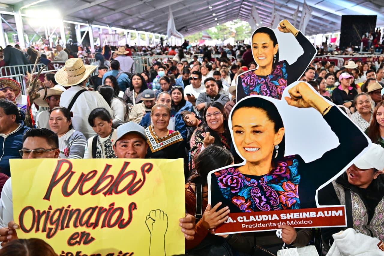 Reciben en Toluca a Sheinbaum más de 65 mil mexiquenses
