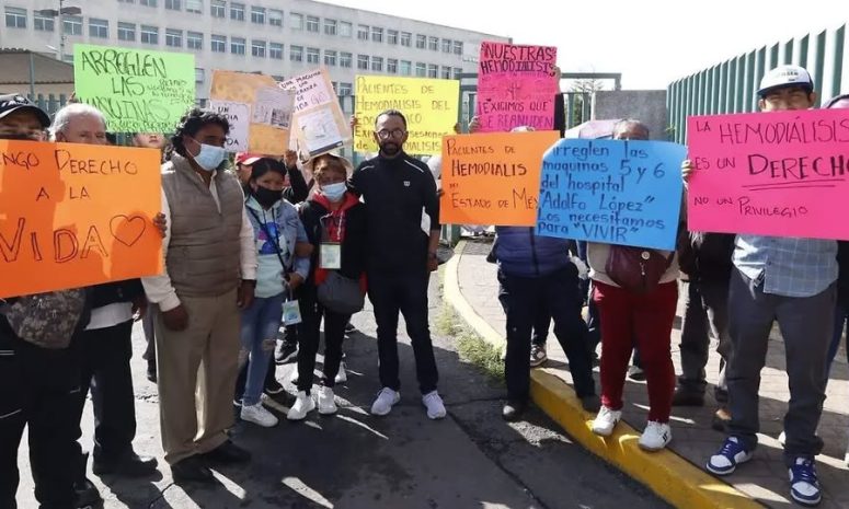 Reconoce IMSS-Bienestar desabasto de hemodiálisis en Edomex