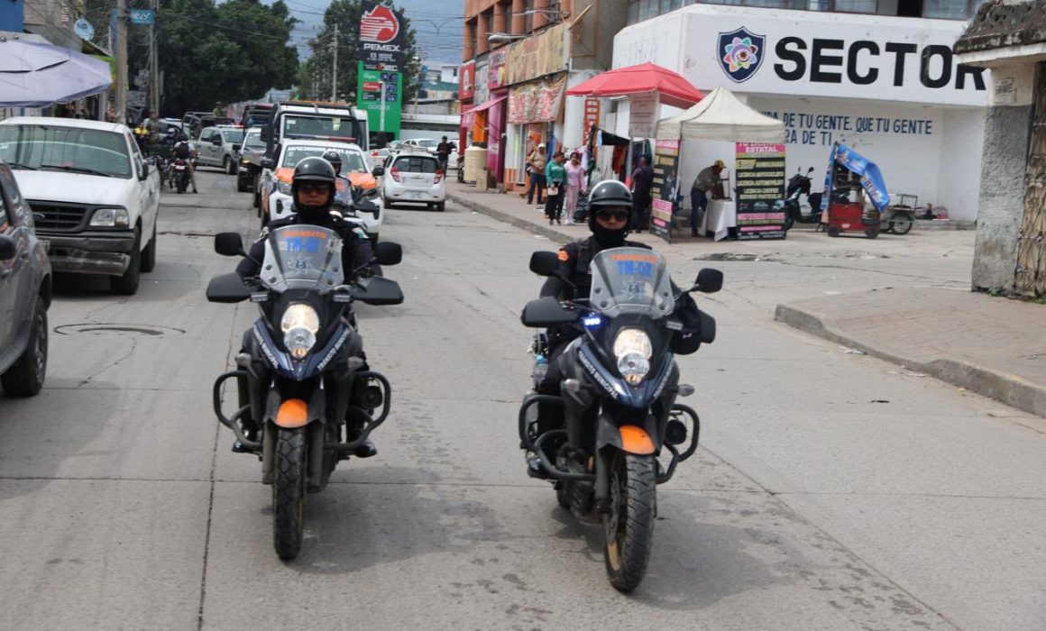 Recorren Ecatepec más de 300 policías por fiestas patrias