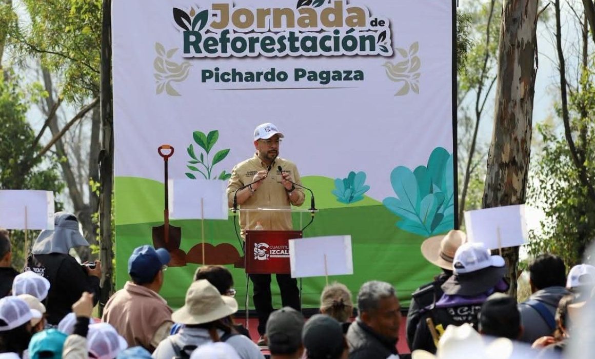 Reforesta Cuautitlán Izcalli el Lago de Guadalupe con 10 mil árboles
