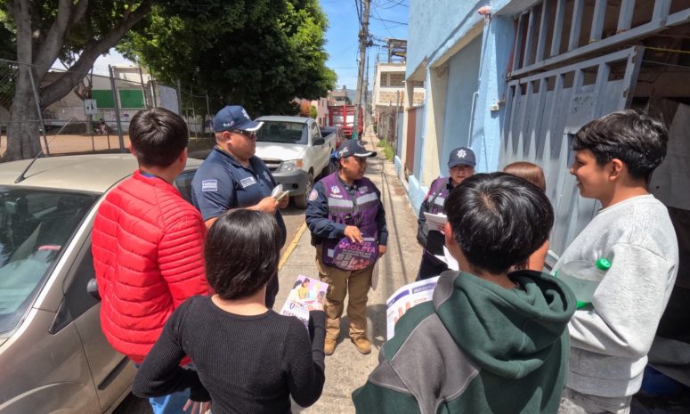 Refuerza Ecatepec Red Violeta y retira 20 motos durante operativo