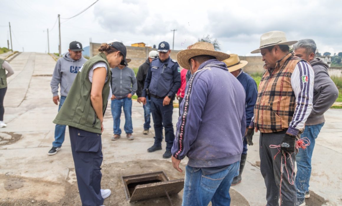 Renuevan red de agua potable con 40 años de antigüedad en Tianguistenco