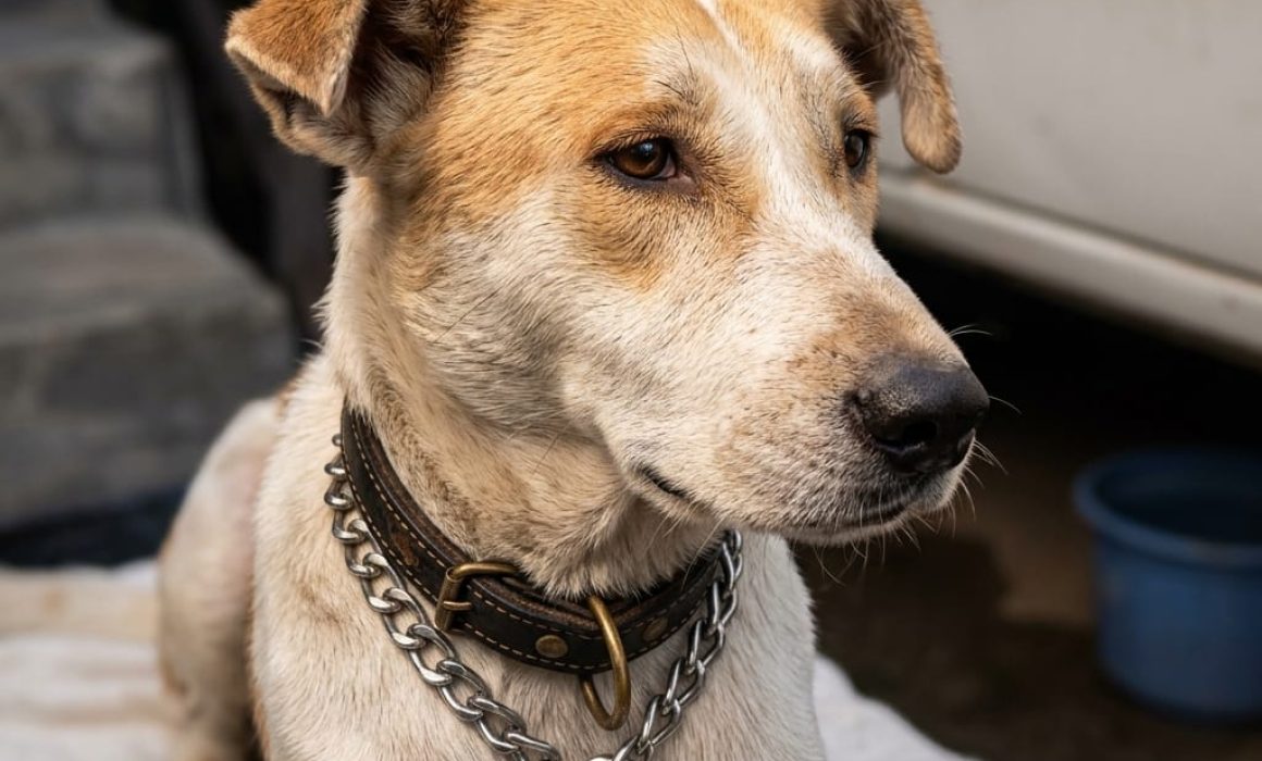 Rescatan a perro que cayó a un canal en Chimalhuacán