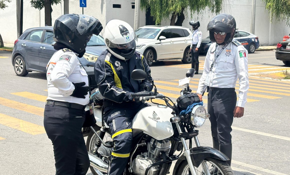 Retiran 762 motocicletas de circulación durante operativos en Toluca