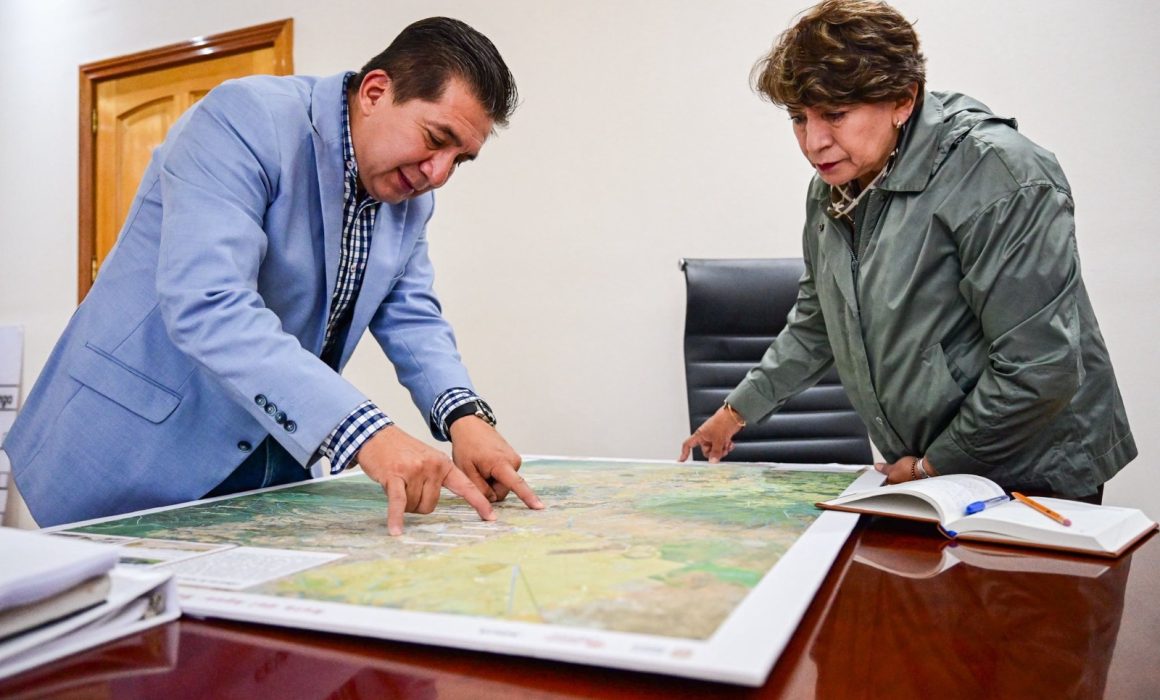 Revisa Delfina Gómez proyectos de infraestructura hídrica en Edomex