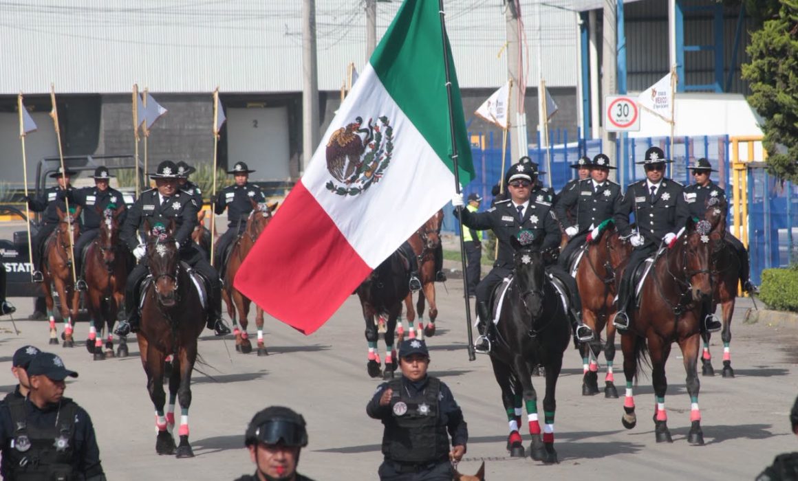 Se preparan casi 2 mil Policías Estatales para desfilar el 15 en Toluca