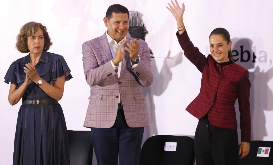 Sheinbaum y Armenta consolidan alianza de infraestructura y bienestar para Puebla