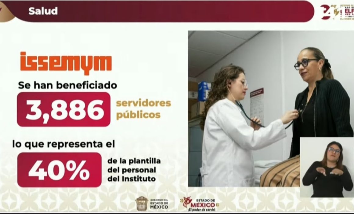 Supera Edomex 27 millones de consultas médicas durante tercer informe