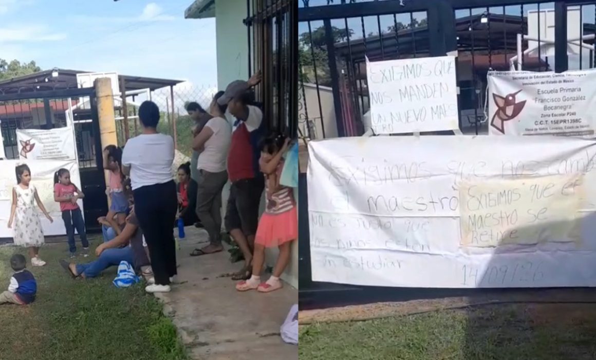 Toman padres escuela en Luvianos ante señalamientos contra maestro