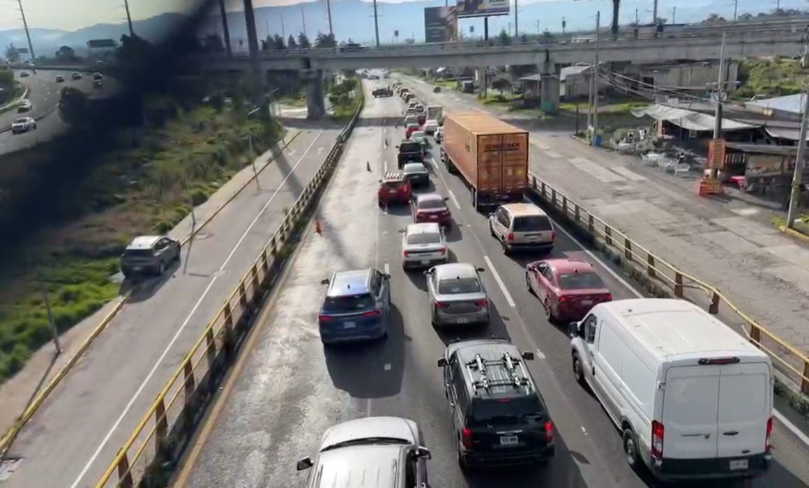 Tragedia en la México-Toluca; muere persona atropellada en Lerma