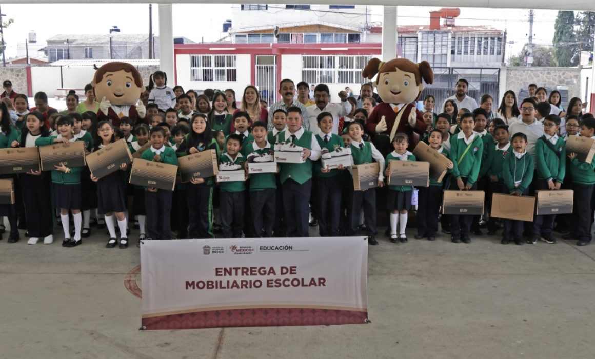 Transforman escuelas de Atenco y Texcoco con inversión de 31.6 mdp
