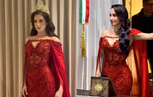 Usó alcaldesa de Valle de Bravo vestido de Fátima Bosch para el Grito