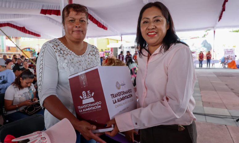Concluye tercera entrega de canastas alimentarias en Chimalhuacán