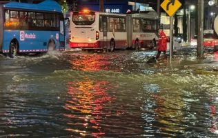 persisten las lluvias en el Edomex este lunes